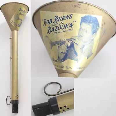 Bob Burns Slide Kazooed Bazooka Instrument Popchapin Tin 13  To 18  Toy • $129.95
