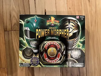 Bandai Mighty Morphin Power Rangers Legacy Morpher Green White Ranger... • $192.50