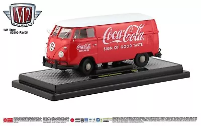 M2 Machines 1960 VW Delivery Van Coca-Cola Red Aircooled 1:24 Volkswagen Kombi • $100