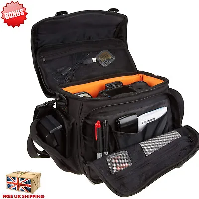 Large Messenger Bag DSLR Camera Store Storage Carry Durable Protect Gadget Bags • £33