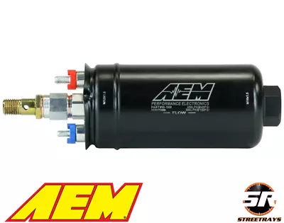 AEM 50-1009 400LPH Inline High Flow Fuel Pump M18x1.5 Inlet - M12x1.5 Outlet • $164.95