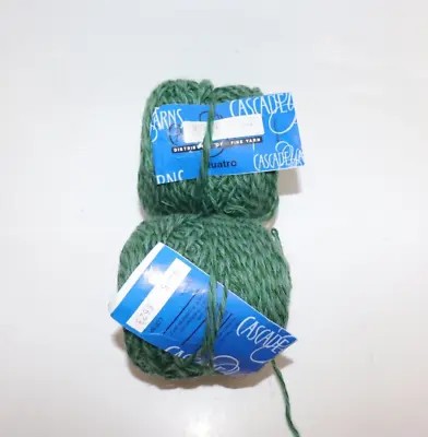 Cascade Ultra Pima Quatro Yarn Two Skeins Color 6623 Green • $15.99