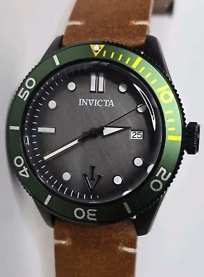 Invicta Men's Vintage Model Automatic Watch Gray Green 33519 44mm • $89.90