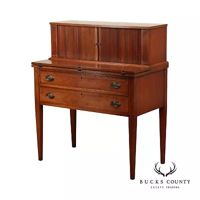 Maddox 1940's Federal Style Mahogany Writing Desk • $1295