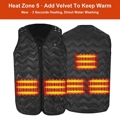 Achieve Cozy Perfection With A Rechargeable Heated Vest For Women • $18.71