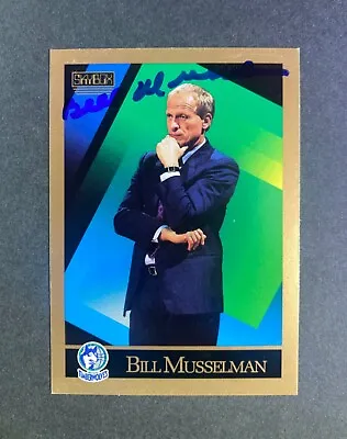 1990 Skybox Bill Musselman Autograph Rare Signature • $49.99