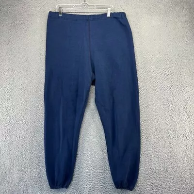 Vintage Discus Athletic Sweatpants Men's Extra Large Blue Cuffed Joggers 80s 90s • $28.83