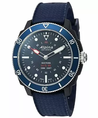 $174.99 • Buy Men's Alpina Seastrong HSW Strap Smartwatch Blue Dial Model: AL-282LNN4V6