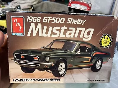 1968 FORD MUSTANG SHELBY GT-500 1/25 AMT 6541 MODEL CAR KIT Used • $20