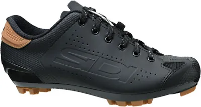 Sidi Dust Shoelace Mountain Clipless Shoes - Men's Black 43 • $299.99