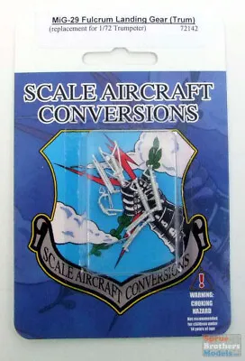 SAC72142 1:72 Scale Aircraft Conversions - MiG-21 Fulcrum Landing Gear (TRP Kit) • $18.74