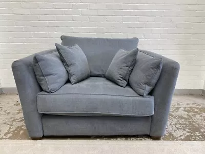 Collins & Hayes Maple Snuggler Chair/loveseat Grey • £699.99