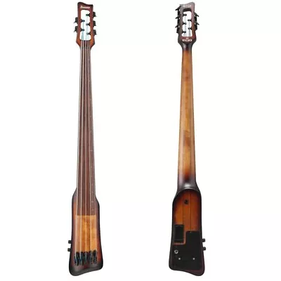 Ibanez UB805-MOB 5-String Upright Electric Bass Mahogany Oil Burst Limited Model • $1184.99