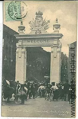 £54 • Buy 05843 - GB  - Vintage POSTCARD - ENGLAND: YORKSHIRE - LEEDS - ROYAL VISIT