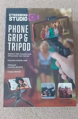 Streaming Studio Phone Grip And Tripod Hand Held Filming Accessory Wireless • £4.99