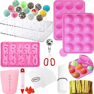 Cake Pop Molds Kit 610PCS Lollipop Cake Pop Maker Set With Cake Pop Stand Cak... • $39.41