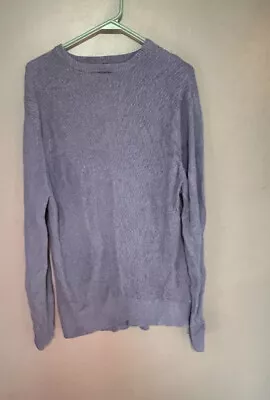 Zara Man Sweater Men’s Sz XL Cotton Linen Blue Top • $9.98