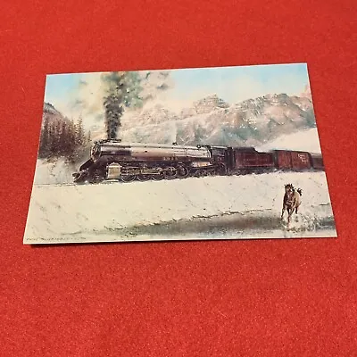 Vintage Railroad Christmas Card - Selkirk In The Selkirks - Paul Gribble • £1.50