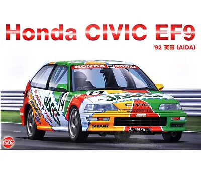NuNu 1/24 Honda Civic EF9 1992 JTC (AIDA) • $39.78