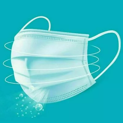 CE Certified Face Mask 3 Ply Anti Dust Filter Industrial Medical Surgical • $2.13