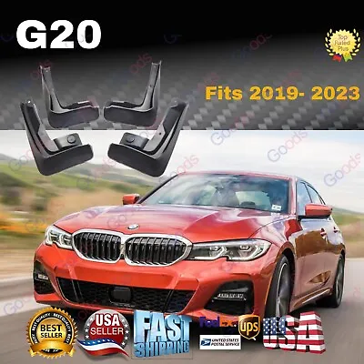 $35.99 • Buy Fits BMW 3 Series G20 2019-2023 OE Style Splash Guards Mudguard Mud Flaps