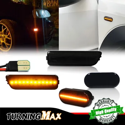 $34.99 • Buy 4X LED Side Marker + Front Bumper Turn Signal Lights For 99-05 VW Golf Jetta MK4