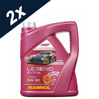 £42.07 • Buy 2x5L MANNOL 0w30 Fully Synthetic Engine Oil C2/C3 WSS-M2C950-A LL12FE, MB229.51
