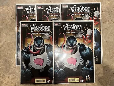 Venom Lethal Protector #1 (2022) 1:25 David Nakayama Variant Dealer LOT OF 5 • $20.50