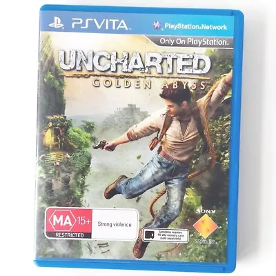 Uncharted Golden Abyss PS Vita (Cartridge Like New) • $49.99