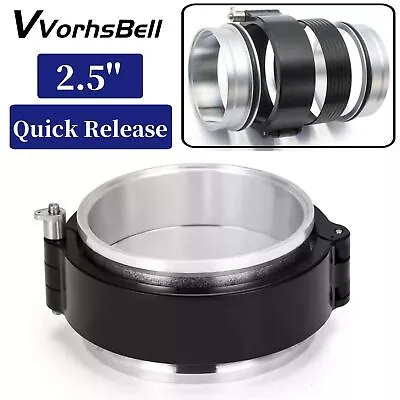 $23.97 • Buy 2.5'' Aluminum Quick Release HD Clamp V-Band For Intercooler Intake Exhaust Pipe