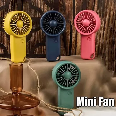 Portable Mini Fan USB Charging Handheld Fan - 500mAh Battery 3 Speed Power • $7.50