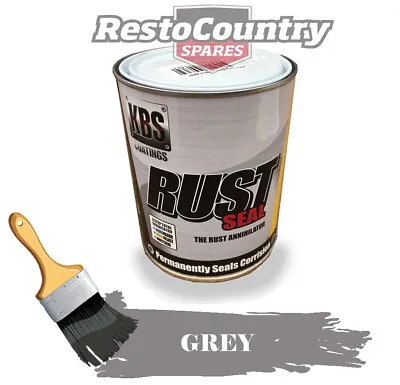 KBS RustSeal GREY 500ml Rust Seal Paint Rust Preventive Coating Resto Country • $57.90