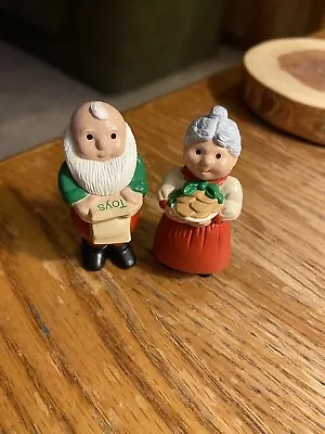 1989 Mr. And Mrs. Claus - Hallmark Merry Miniatures • $14