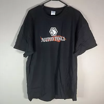 Vintage Matco Tool Shirt Mens 2XL XXL Black Hot Rod Mechanic Shop Truck Logo Tee • $11.99