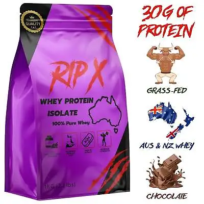 Whey Protein Isolate Powder Chocolate WPI New Zealand Organic Grass-Fed • $74.95