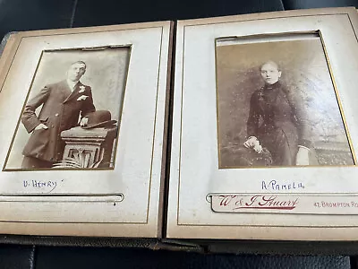 Victorian Edwardian  London Family Cabinet Cdv Photograph Album 48 Photos • £20