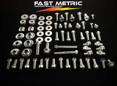 87pc SUZUKI FULL PLASTICS BODY BOLT KIT RM65 RM80 RM85 RM100 RM125 RM250 FENDERS • $15.99