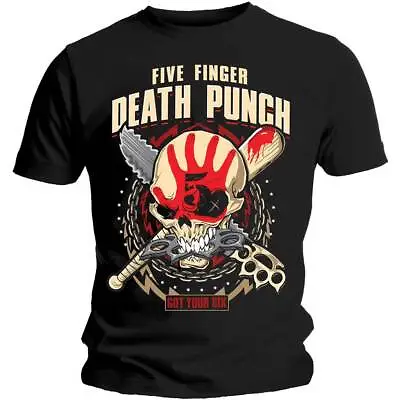 FIVE FINGER DEATH PUNCH - Unisex T- Shirt -   Zombie Kill - Black Cotton  • £17.49