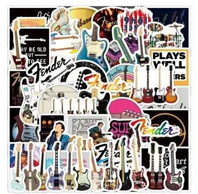 20 PCS Famous Guitar Brand Acoustic Electric Music Stickers BRAND NEW • $5.25