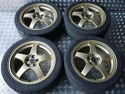 JDM Subaru Wheels RAYS R17 5x100 Rims FORGED MONOBLOCK GC8 STI 22B WRC SG5 SF5 • $1379