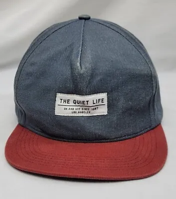 THE QUIET LIFE Hat On And Off Since 1997 Los Angeles Denim Cap Adjustable US • $25.95