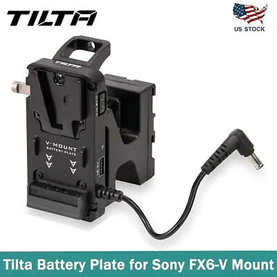 Tilta Battery Plate For Sony FX6-V Mount Compatible With Any V-Mount Battery • $116