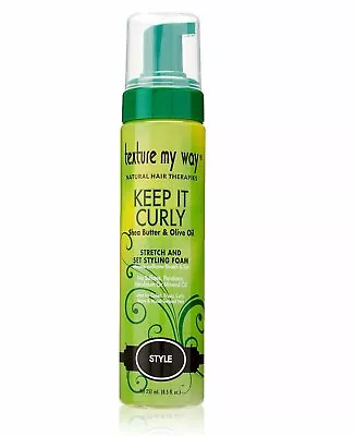 TEXTURE MY WAY | STRETCH AND SET STYLING FOAM (8.5oz) • £10.25