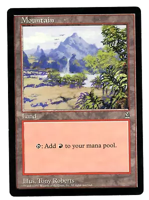 MTG Mountain Arena Promo 6X9 Oversized Basic Land Moderate Played MP A1W2 MT1 • $0.99