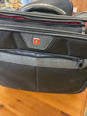 £45 • Buy Wenger Swiss Gear Wheeled Laptop Case Hand Luggage Travel Bag Cabin Flight GC