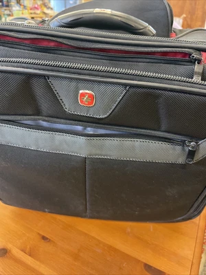 £45 • Buy Wenger Swiss Gear Wheeled Laptop Case Hand Luggage Travel Bag Cabin Flight GC