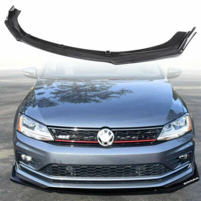 $60.56 • Buy Front Lip Splitter - Carbon Fiber (abs) - For Vw Jetta Mk6 2014-2018 Gli