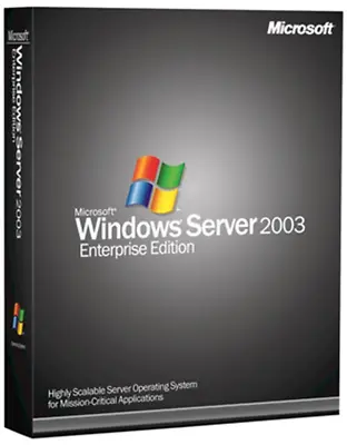 Windows Server 2003 Enterprise / Standard Edition 32 Bit CD = NEW = • $19.99