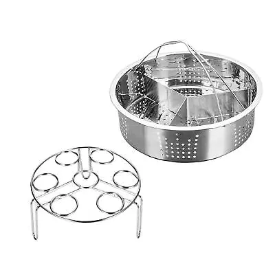 3x Stainless Steel Steamer Basket For 5/6/8 Qt Instant Pot Vegetables Tamale • $24.21