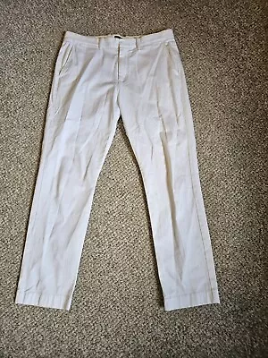 J Crew Mens White Pants 32 X 30 White J Crew 770 • $9.99